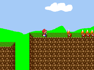 SM PC Challenge 5 has really many levels, some new graphics and better technologies. Screenshot from Super Mario PC Challenge 5